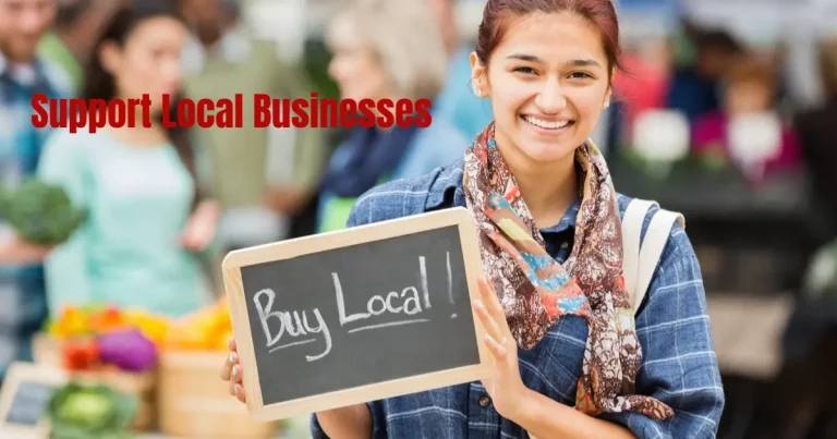support local businesses